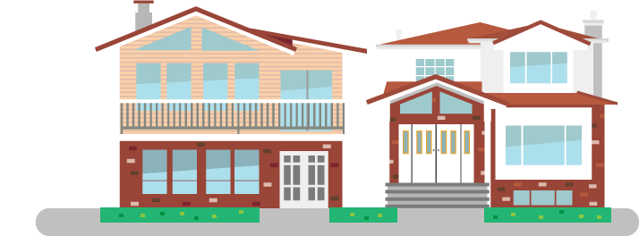 Vancouver Special houses with East Vancouver cross