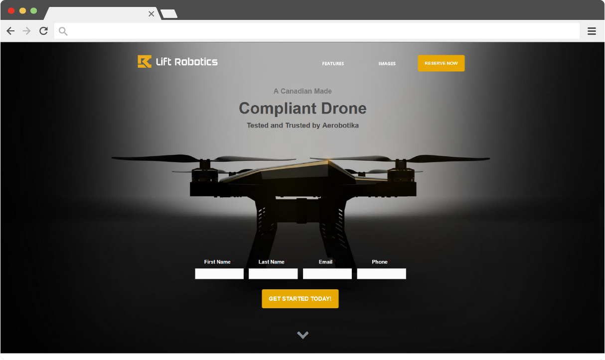 PM41 Landing Page